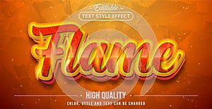 Editable text style effect - Flame text style theme