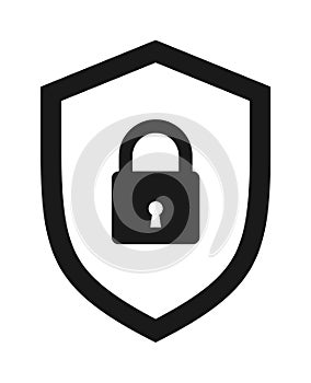 shield security lock icon