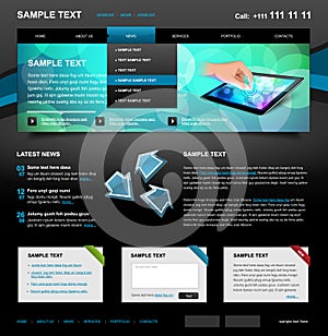 Editable Website Template 4