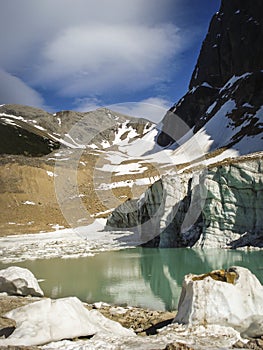 Edith Cavell Glacier and Lake