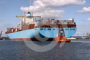 Edith Maersk container ship