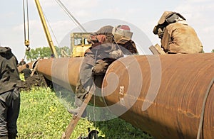Editing of gas pipe