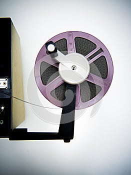 Editing machine and purple 8mm reel