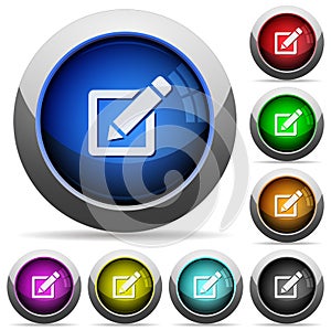 Editor glossy buttons