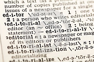 Editor publisher office news paper editorial newspaper dictionary photo