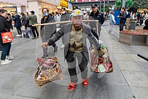 Vegetable vendor, Chengdu China