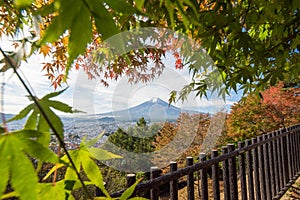 YAMANASHI, JAPAN, OCT. 26Th, 2020. Editorial photo of the Mount Fuji In Yamanashi.