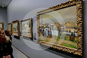 Editorial picture of Orangerie museum in paris, taken 25 12 2018