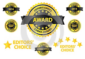 Editors Choice Quality Product Badges