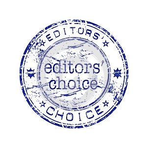 Editors choice rubber stamp photo