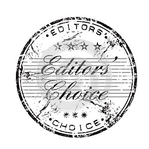 Editors choice rubber stamp photo