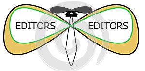 Editors eye glass logo photo