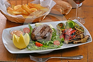 Edium grilled beef steak