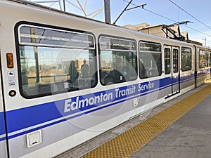 ETS Edmonton Transit Service light train
