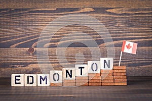 Edmonton, Canada. Politics, economic and immigration concept