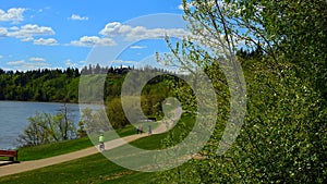 Edmonton River Valley park trails photo