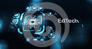 EdTech Education Technology e-learning online learning internet technology concept