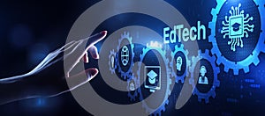 EdTech Education Technology e-learning online learning internet technology concept