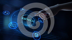 EdTech Educational Technology and Digital Learning Innovation Concept