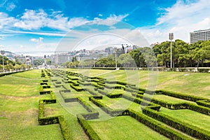 Eduardo VII park in Lisbon