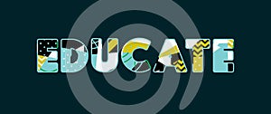 Educate Concept Word Art Illustration