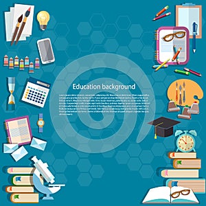 Education background back to school