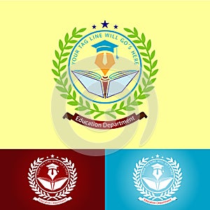 Education beautiful logo design