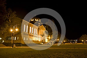 Education Campus at night