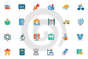 Education Colored Vector Icons 1