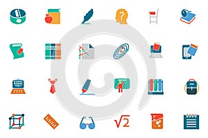 Education Colored Vector Icons 3
