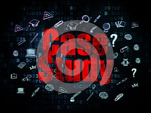 Education concept: Case Study on Digital