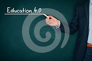 Education 4.0 concept
