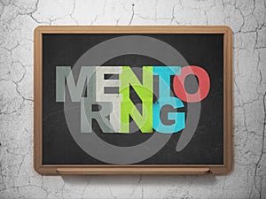 Education concept: Mentoring on School Board
