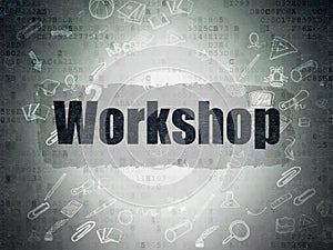 Education concept: Workshop on Digital Paper