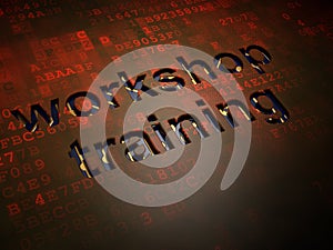 Education concept: Workshop Training on digital