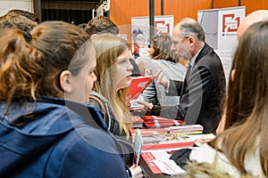 Education Fair to choose career path and vocational counseling