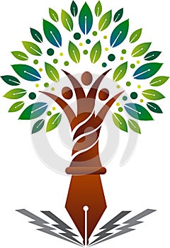 Education family tree logo