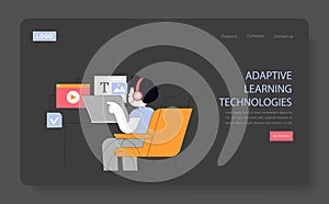 education. Flat Vector Illustration