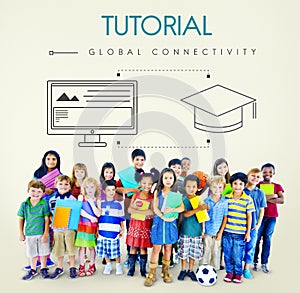 Education Global Connectivity Graphic Concept