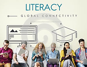 Education Global Connectivity Graphic Concept