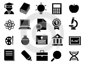 Education icons set.Vector illustration of education icons
