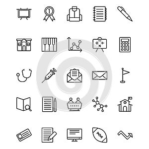 Education Isolated Vector icon that can be easily edit or modified.
