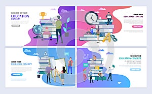 Education landing pages