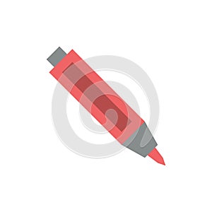 Education, Pen, Pencil  Flat Color Icon. Vector icon banner Template