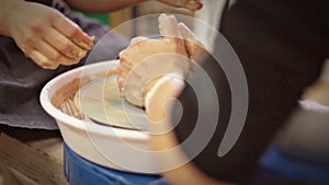 Education pottery. Making the bowl. Part 2.