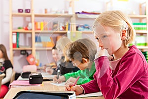 Education - Pupils at school doing homework