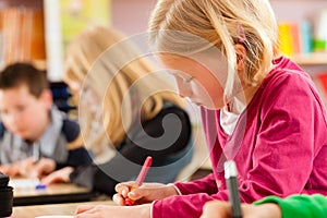 Education - Pupils at school doing homework