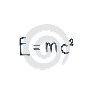 Education school college physics math. Math icon. Stock vector illustration isolated on white background