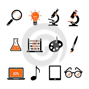 Education & Science Icons Set