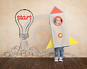 Education, start up and business idea concept